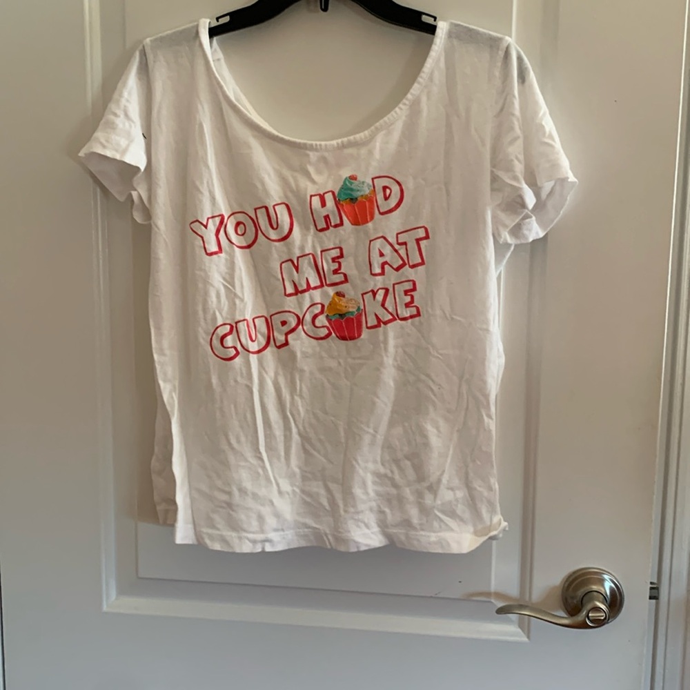Flirtitude Cupcake Graphic T-shirt